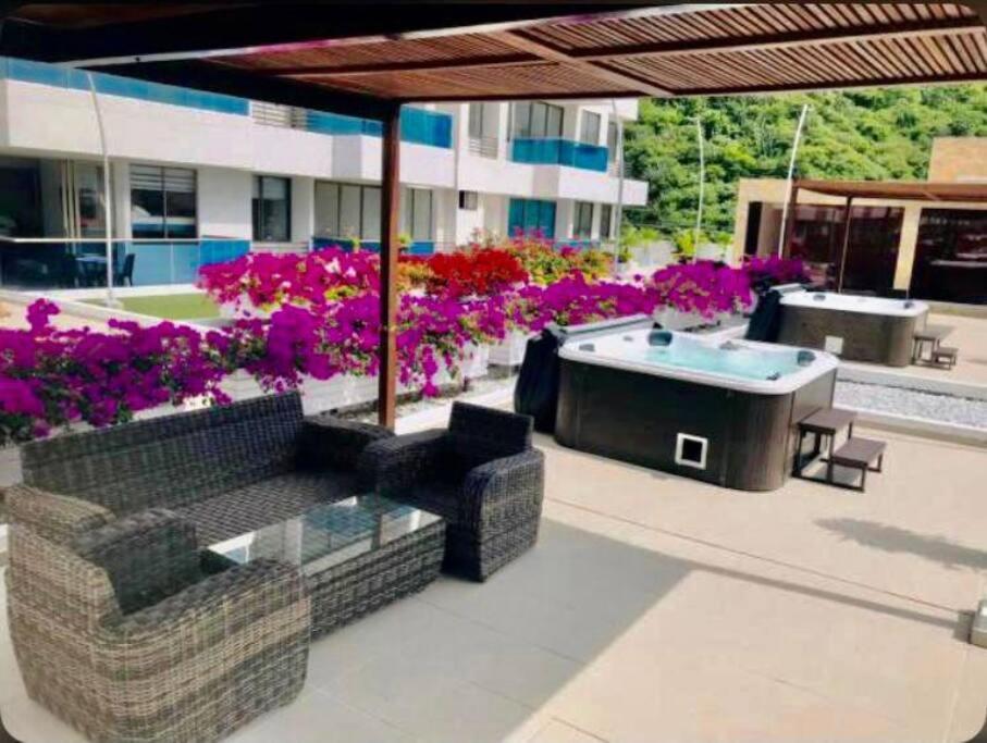 Samaria Club De Playa By Santa Marta Playa Resort, Preciosos Apartamentos En El Sector Exclusivo De Pozos Colorados Екстер'єр фото