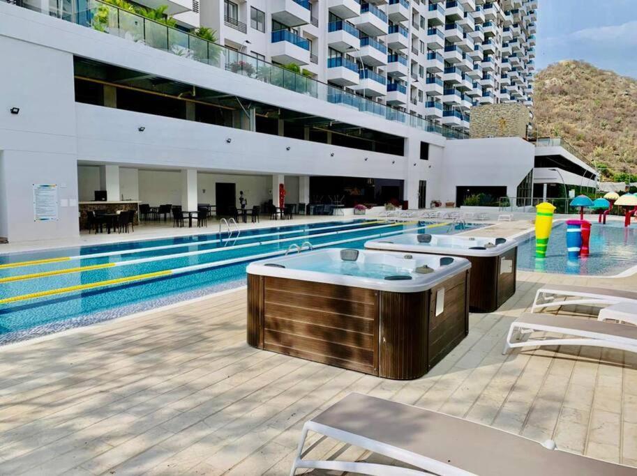 Samaria Club De Playa By Santa Marta Playa Resort, Preciosos Apartamentos En El Sector Exclusivo De Pozos Colorados Екстер'єр фото